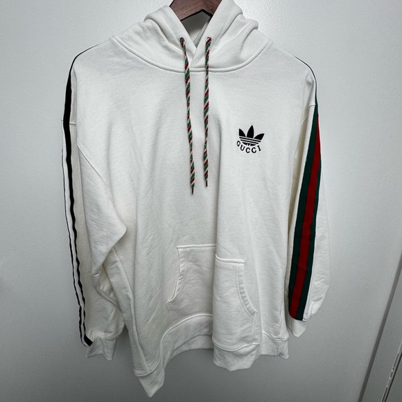 Gucci x Adidas Sweatshirt (White) - Picture 1 of 5